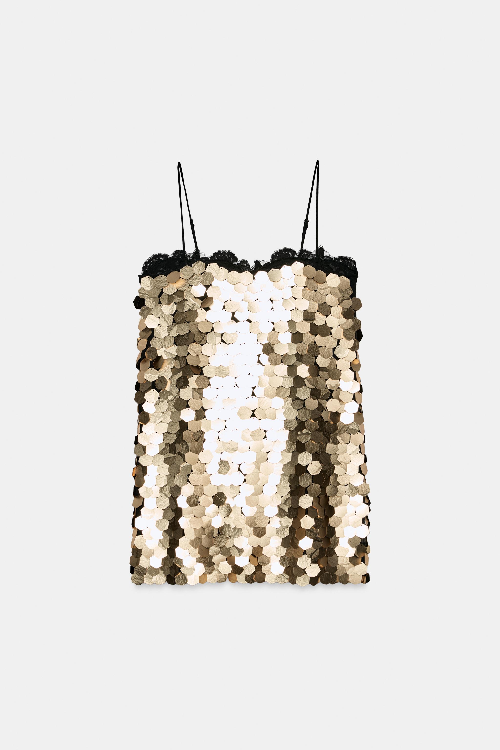 ZW COLLECTION SEQUIN MINI DRESS